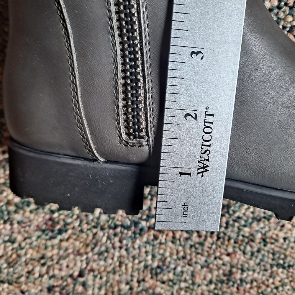 Naturalizer Gray Wide Calf Ridding Boots w/ Side Zips - Size 8.5M (NWT/Box) - Picture 14 of 16